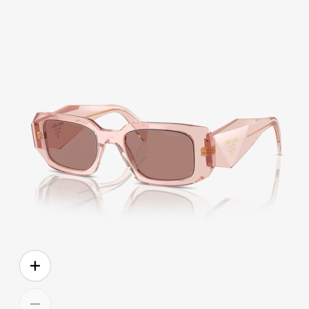 Prada 17ws  clear Pink  Sunglasses